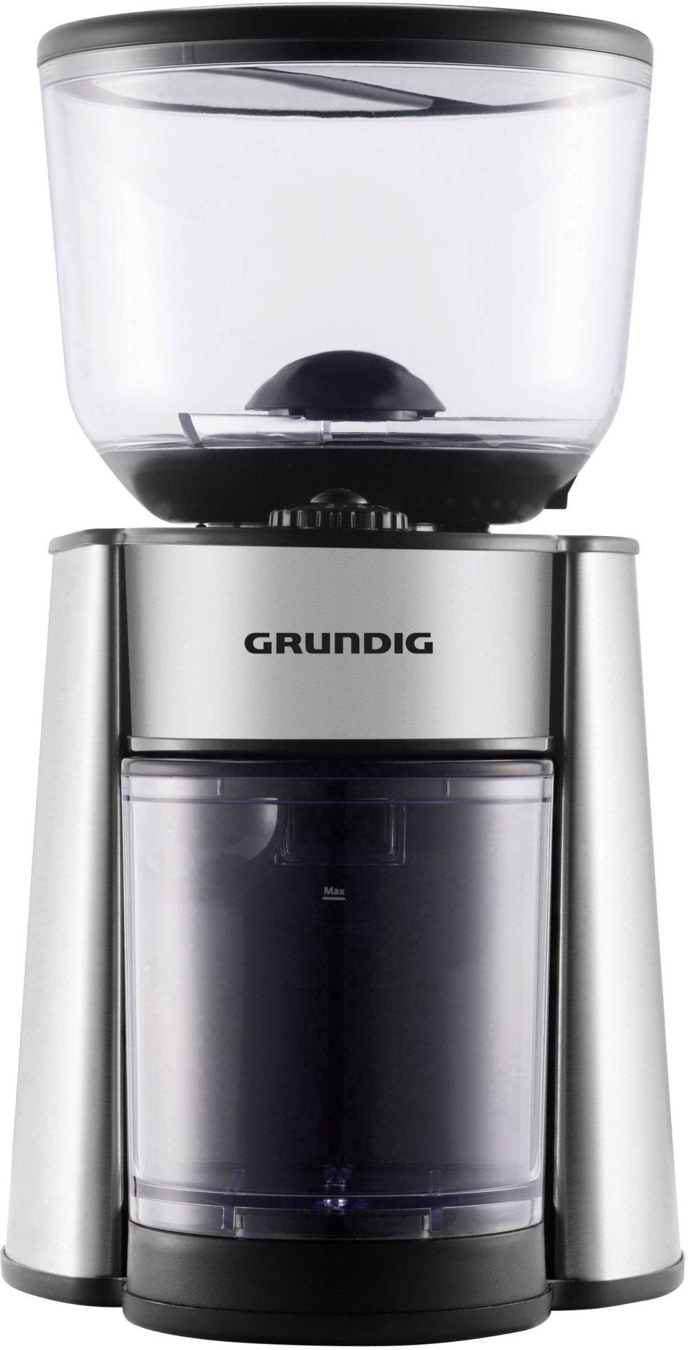 Grundig CM 6760 GMS2060 Kaffekvarn Rostfritt stål, Svart Kvarn i rostfritt stål