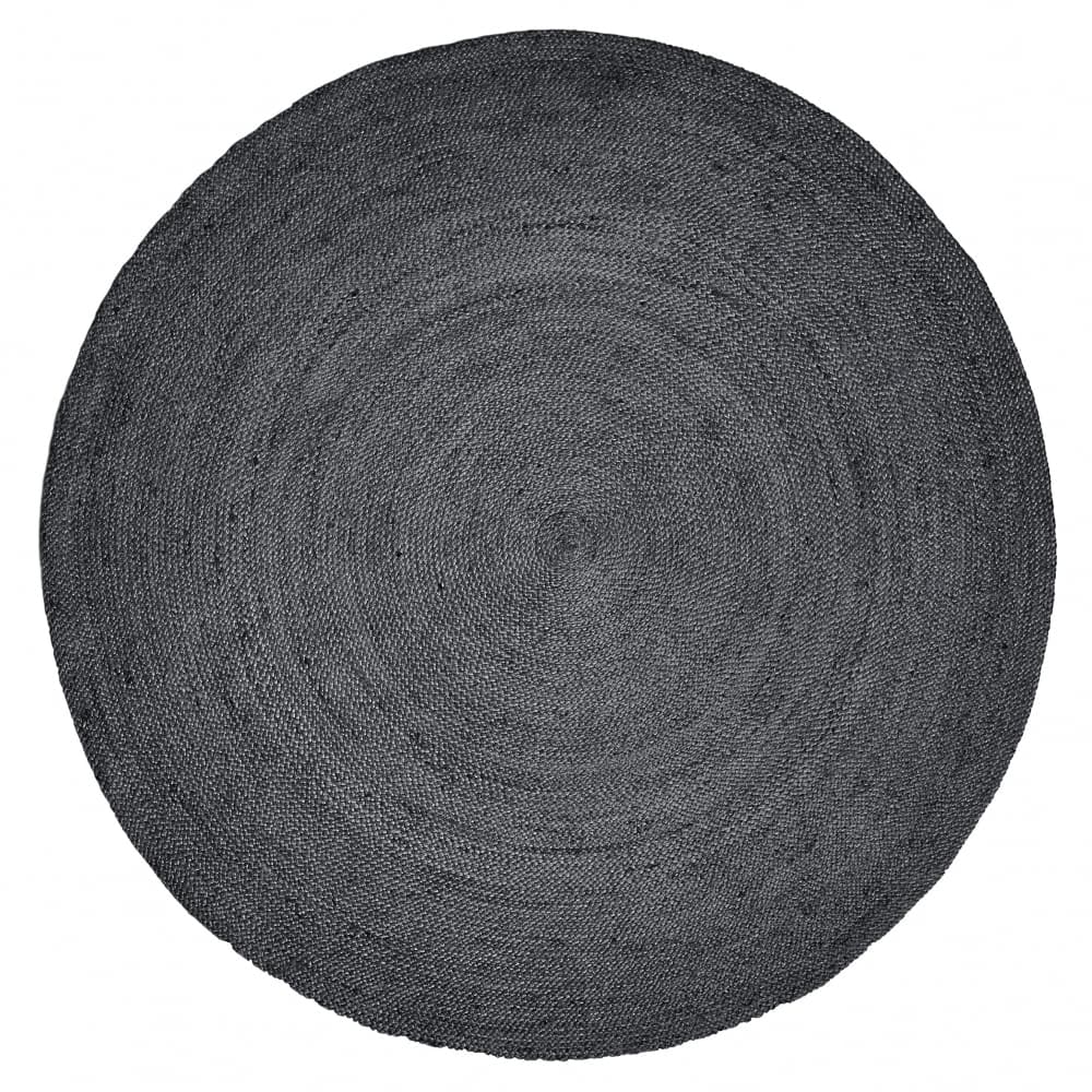 Matta Jute Round Svart