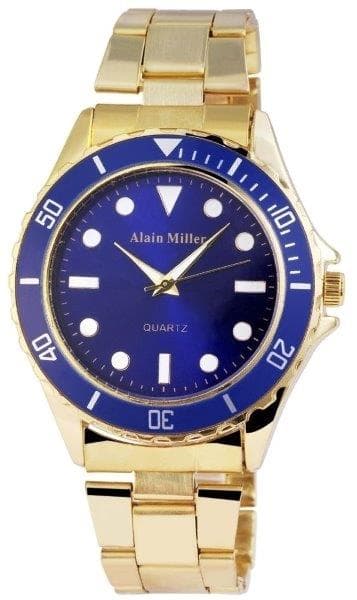 Alain Miller Herrklocka med Metallarmband