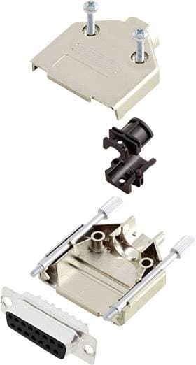 encitech DTPK-M-15-DMS-K 6355-0031-12 D-Sub honkontakt set 180 Antal poler: 15 Lödhona 1 set