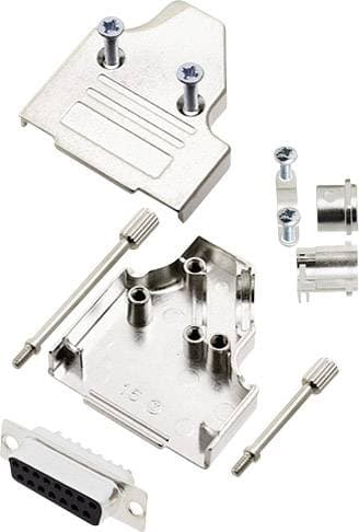 encitech MHDM35-15-DMS-K 6355-0008-12 D-Sub honkontakt set 180 Antal poler: 15 Lödhona 1 set