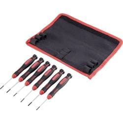TOOLCRAFT Skruvmejsel set 6 delar Spår, Stjärnspår Phillips