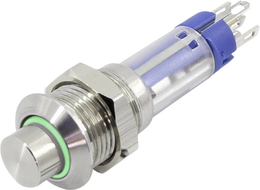 TRU COMPONENTS TC-GQ10-K-11E/G/12V/S203 Tryckströmställare 1 st