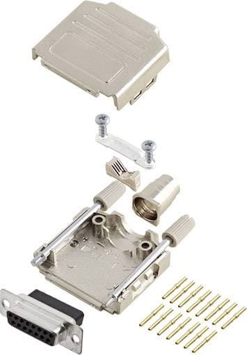 encitech DPPK15-M-DBCS-K 6355-0052-12 D-Sub honkontakt set 180 Crimp 1 st