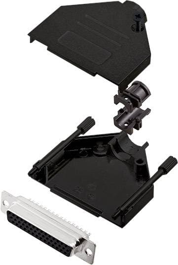 encitech DTZK25-BK-HDS44-K 6355-0102-13 D-Sub honkontakt set 180 Antal poler: 44 Lödhona 1 st