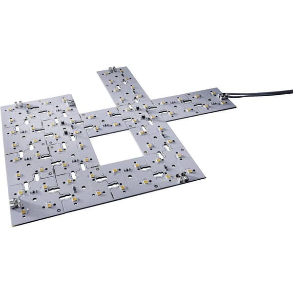 Platt-LED Varmvit (LxBxH) 40 x 40 x 4.64 mm Lumitronix