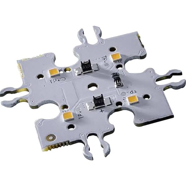 Platt-LED Varmvit (LxBxH) 40 x 40 x 4.64 mm Lumitronix