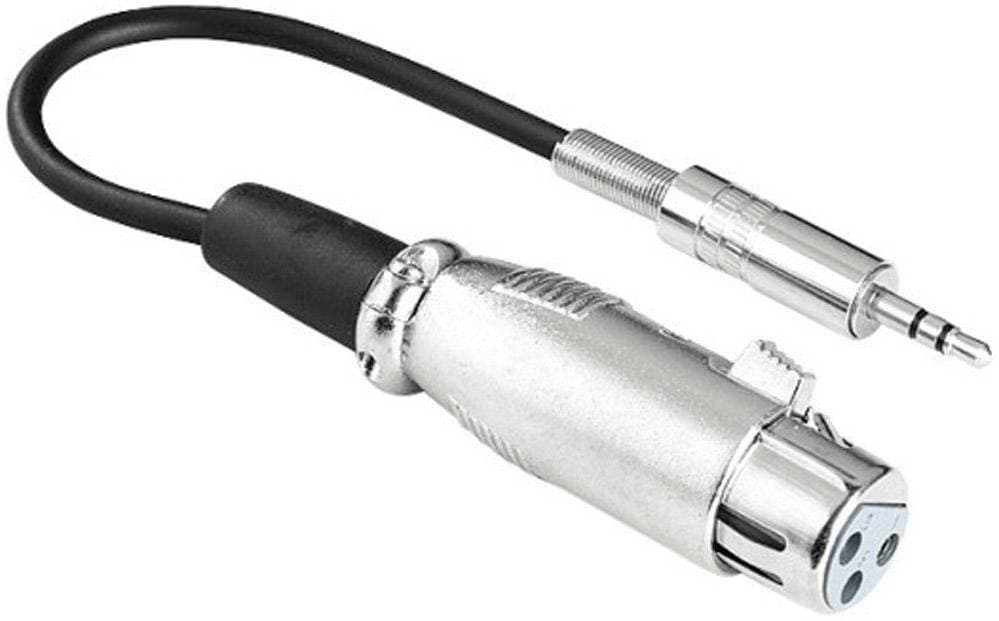 Hama 41908 XLR-adapter XLR-honkontakt - Teleplugg 3.5 mm Stereo 1 st