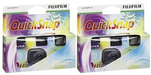 Fujifilm Quicksnap Flash 27 Engångskamera 2 st med inbyggd blixt