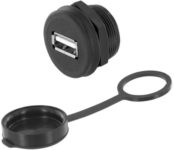 M22 encitech 1310-1016-01 USB 2.0 kontakt hona A Svart 1 st