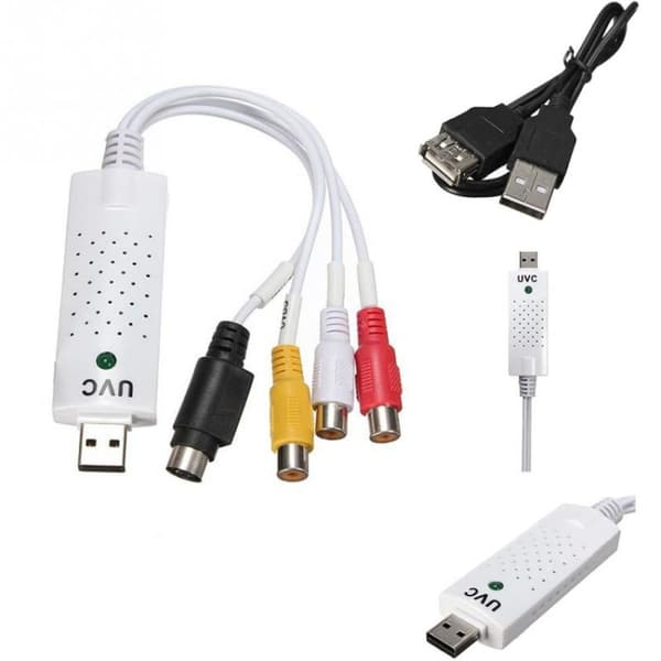 USB 2.0 Video Capture Adapter DC60 – digitalisera VHS till dator eller DVD