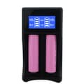 Miniatyrbild 2 av 3: Batteriladdare SW-3 med LCD-display för 2x 18650 batterier