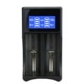 Miniatyrbild 1 av 3: Batteriladdare SW-3 med LCD-display för 2x 18650 batterier