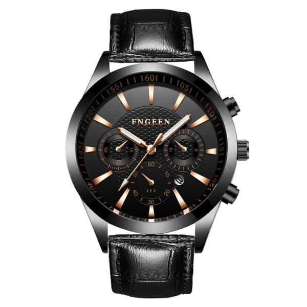 FNGEEN Armbandsur Steel Svart/Svart