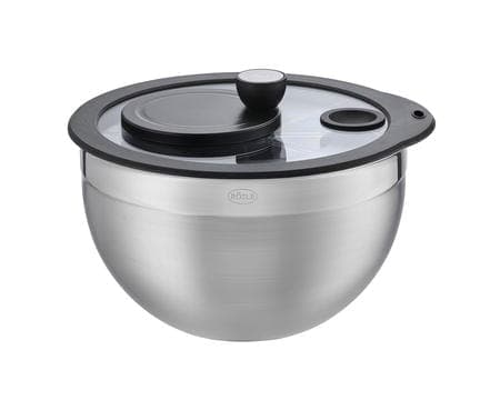 Salladsslunga stål/svart 24 cm