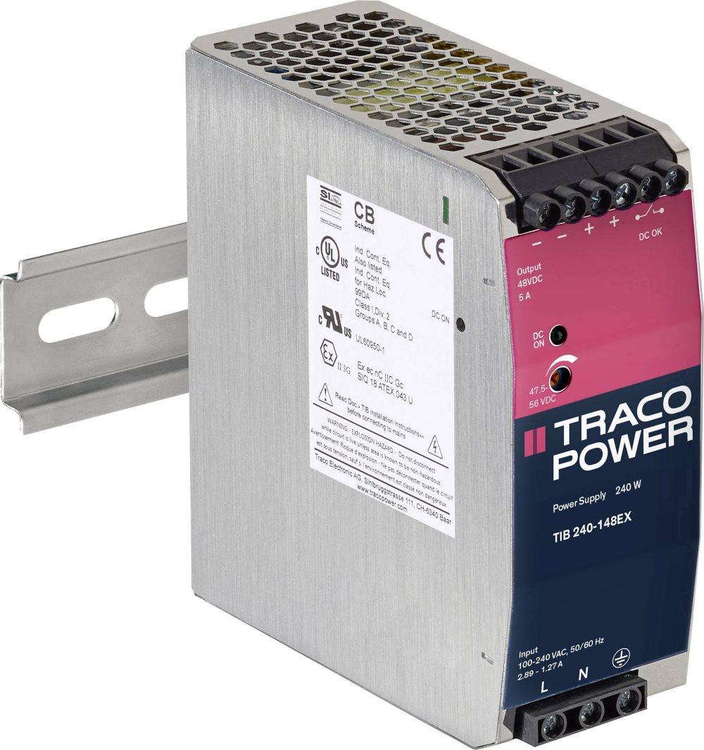 TracoPower TIB 240-124EX DIN-skena nätaggregat +24.0 V/DC 10000 mA 240 W 1 x
