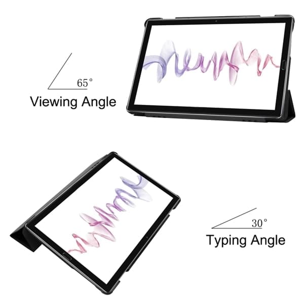 Tri-fold Flip kotelo pidikkeellä Huawei Mediapad M6 10.8