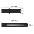Miniatyrbild 4 av 4: Silikon armband till POLAR Vantage M 20cm