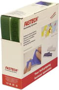 Miniatyrbild 1 av 2: FASTECH® B25-STD033510 Kardborreband för att sy fast Statisk del och fleecedel (L x B) 10 m x 25 mm Grön 10 m
