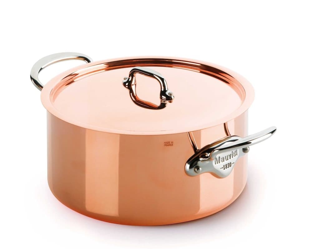 M'150s gryta med lock koppar/s