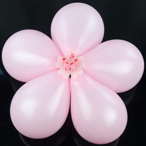 Ballonghållare Blomma - Ballongstickers / dekorationsfäste - 5-pack