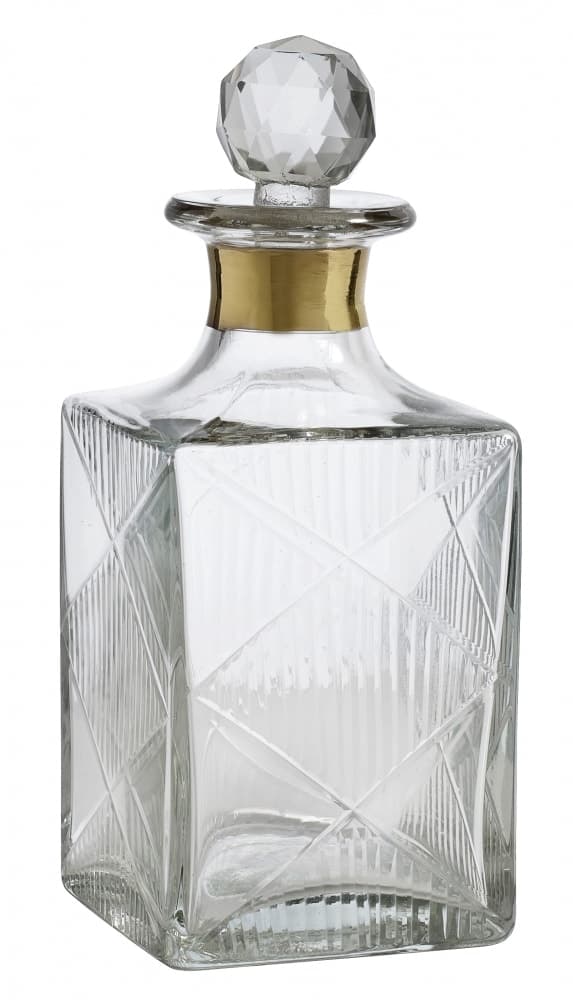 Karaff Glas Guldband Small