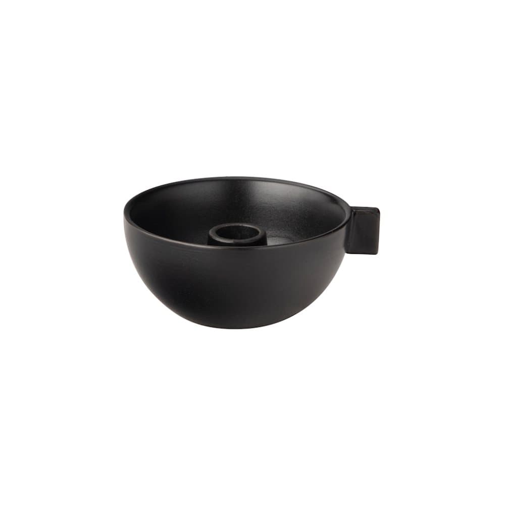 Lysskål Sort 12 cm