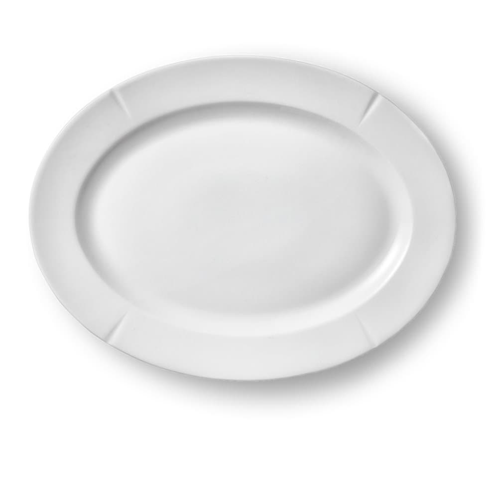 Grand Cru Oval plade 30x23 cm hvid