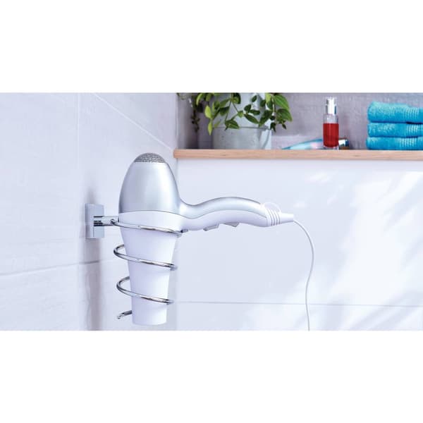 tesa 40242-00000-00 ekkro Hårtorkshållare Lim Krom (glänsande)