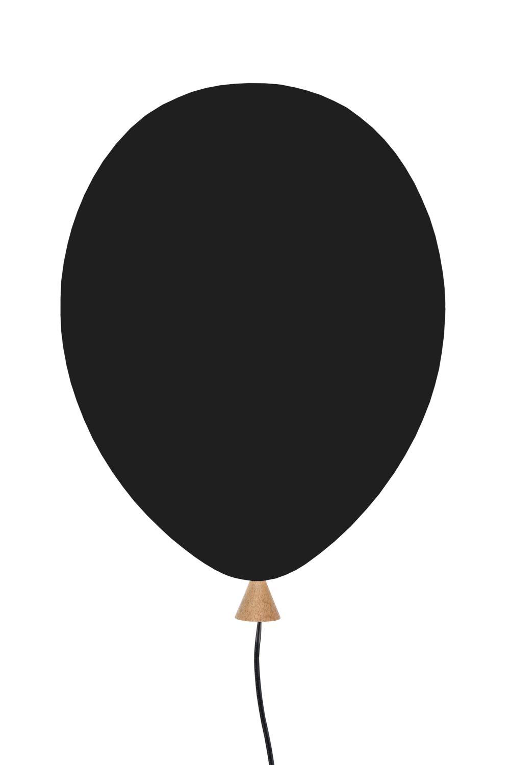 Væglampe Balloon - Sort
