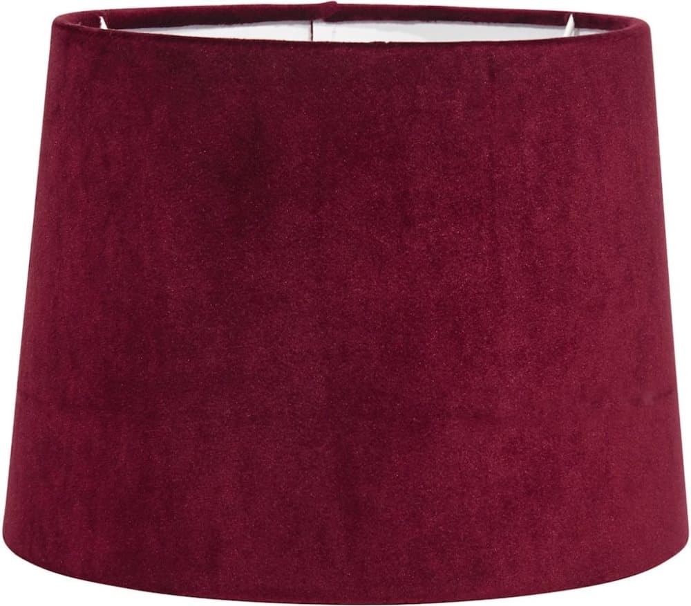 Lampskärm Sofia Sammet Vinröd