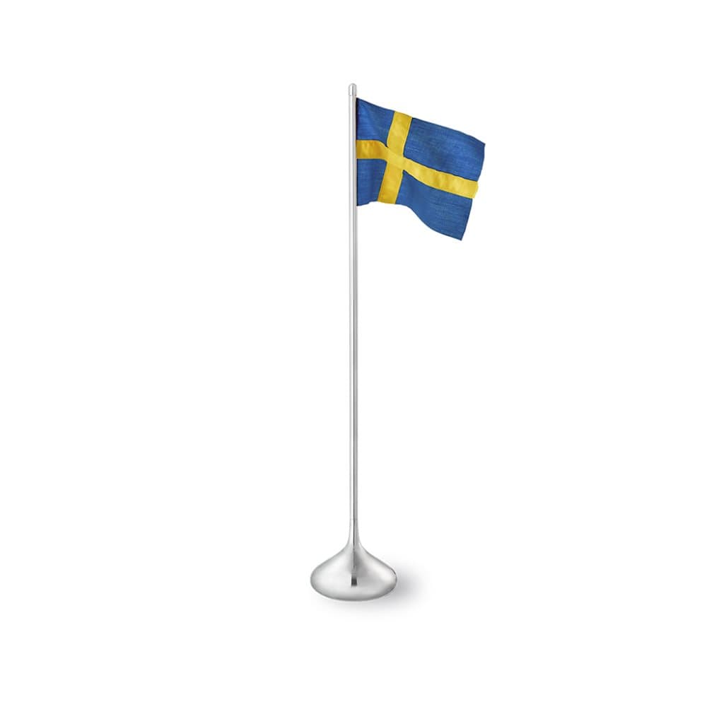 Tabel flag Svensk H35 sølvfarvet