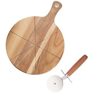 Dorre Pizzaset Skärbräda med Pizzaskärare