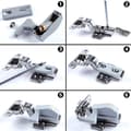 Miniatyrbild 6 av 10: Sensor LED-skåpbelysning/ garderobslampa dörr - 10-pack