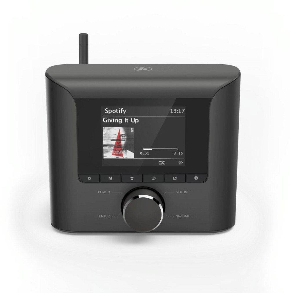Internet-bordsradio Hama DIT1010BT DAB+, FM Spotify-connect Svart