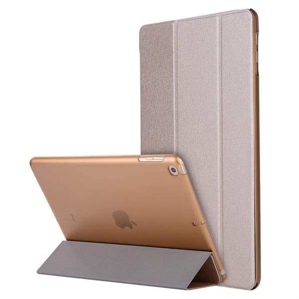 Roségullfarget Horisontalt Flipdeksel av PU-lær til iPad 10.2"
