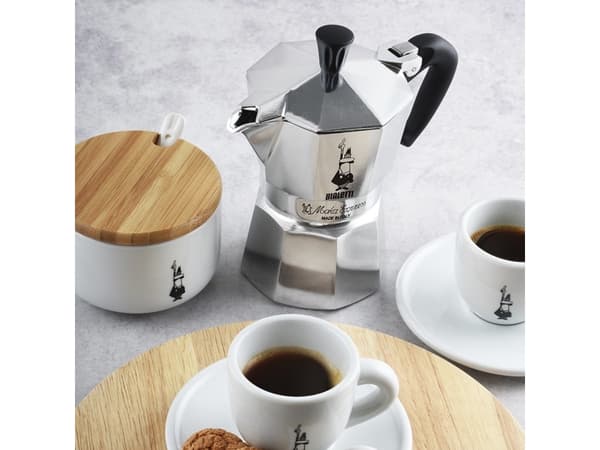 Bialetti Moka Express, 330ml, Sølv, 6 kopper, Aluminium