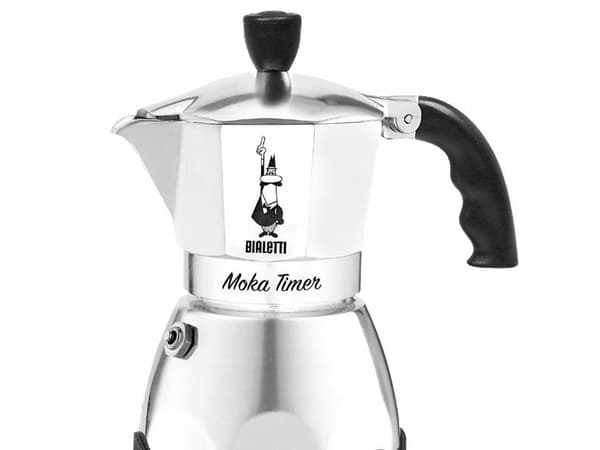 Bialetti Moka Timer - Elektrisk kaffebryggare - 6 koppar