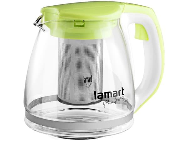 Lamart LT7026, Te, Grønn, Gjennomsiktig, Glass, Plast, 12,5 cm, 140 mm, 1 stykker