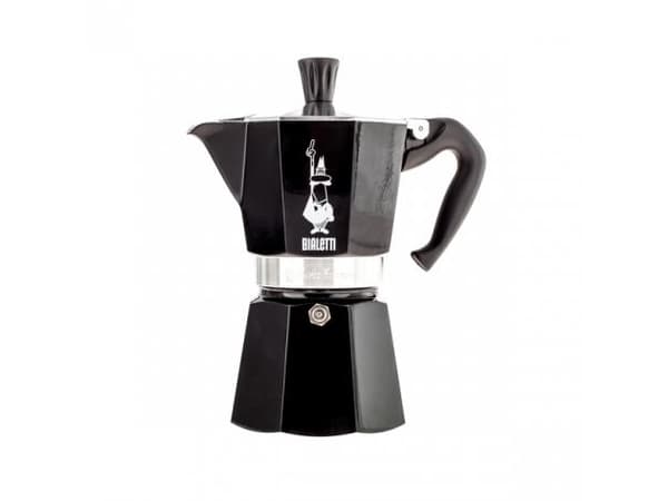 Bialetti Moka Express, Mokkapannu, Musta, Alumiini, 6 kuppia, CE, 1 kpl