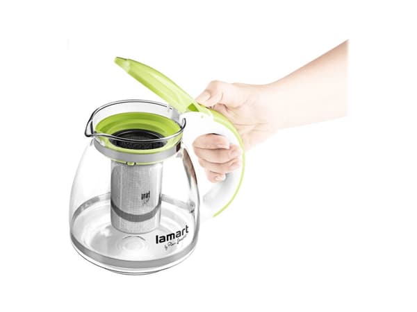 Lamart LT7028, Tee, Vihreä, Läpinäkyvä, Lasi, Muovi, 13 cm, 155 mm, 1 kpl