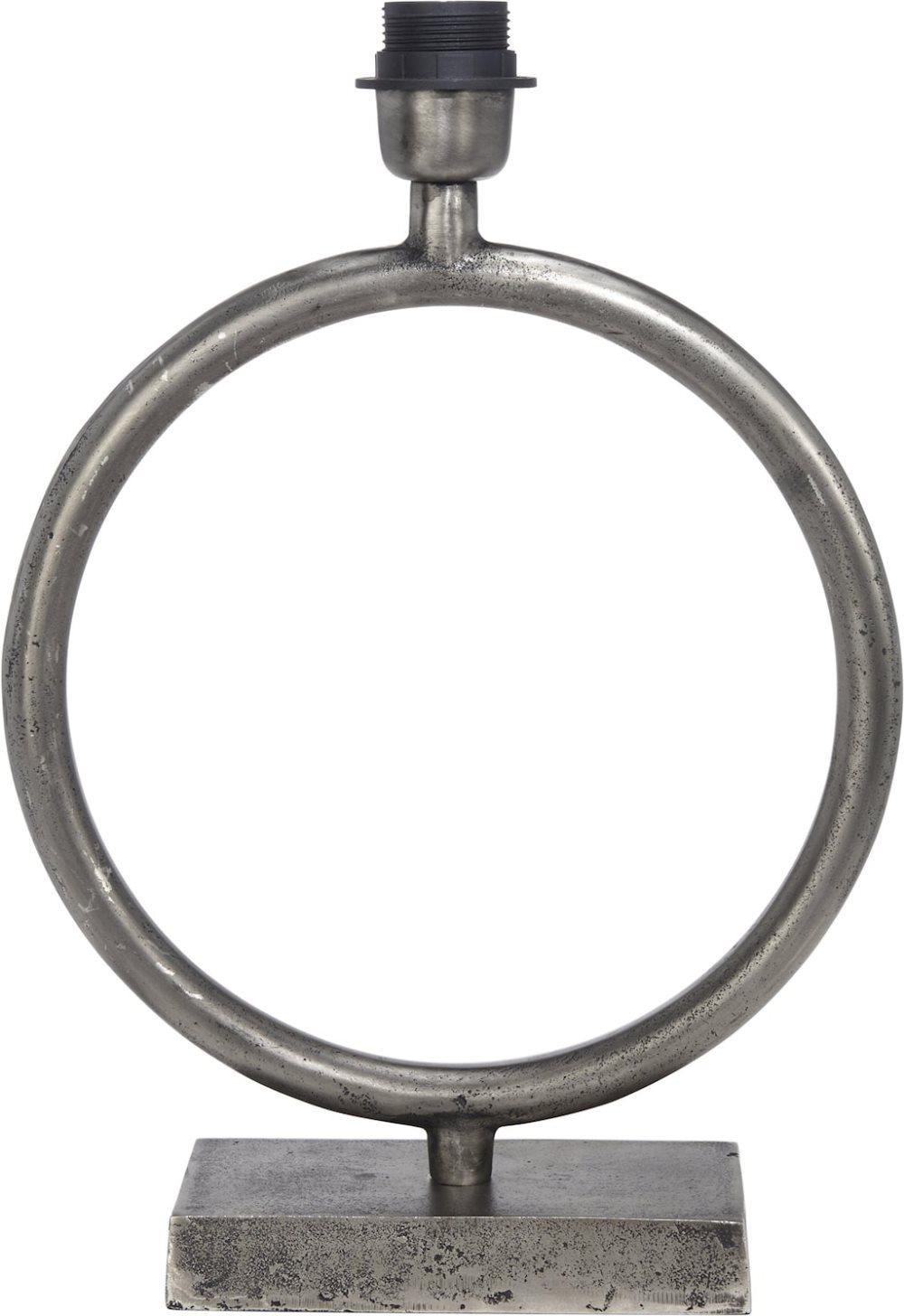 Circle Lampfot Råsilver 43cm