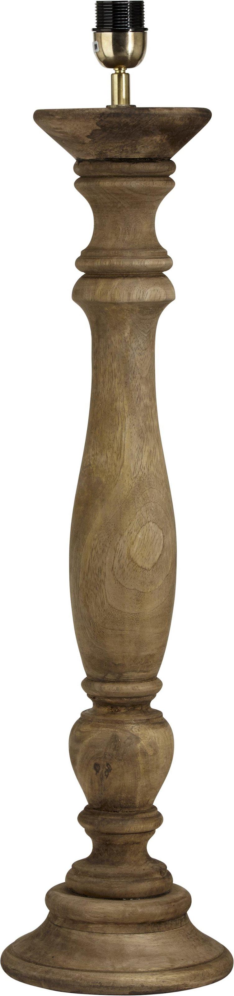 Lodge Lampfot Åldrad Brun 63cm