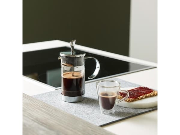Leopold Vienna LV01535, Fransk Presse, 0,35 l, Gjennomsiktig, Herdet glass, 72 mm, 13,5 cm