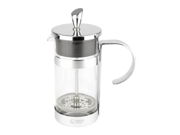 Leopold Vienna LV01535, Fransk Presse, 0,35 l, Gjennomsiktig, Herdet glass, 72 mm, 13,5 cm