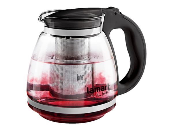 Lamart LT7027, Tee, Musta, Läpinäkyvä, Lasi, Muovi, 13 cm, 155 mm, 1 kpl