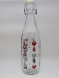 Miniatyrbild 1 av 3: Glasflaska med tomtar, 1 L