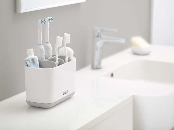 Joseph Joseph 70510, Vapaasti seisova hammasharjateline, Harmaa, Sink, Taulukko, Ikkuna, 171 mm, 86 mm, 128 mm