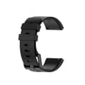 Miniatyrbild 1 av 2: Silikonband till  Fitbit Versa / Versa 2 / Versa Lite - Svart S