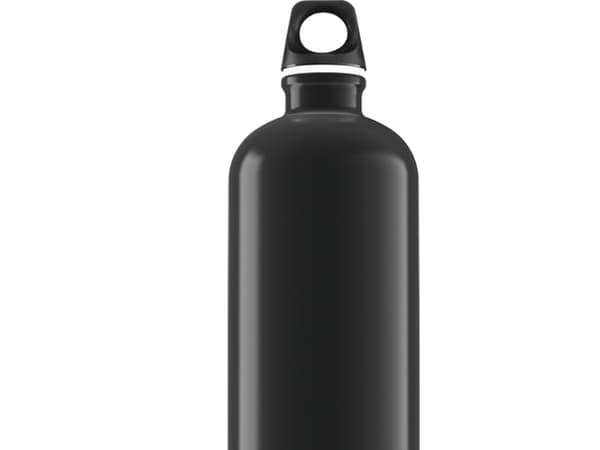 SIGG 1.0 L Traveller, 1000 ml, Musta, Ruuvinkanta, Muovi, Aluminium, 257 mm